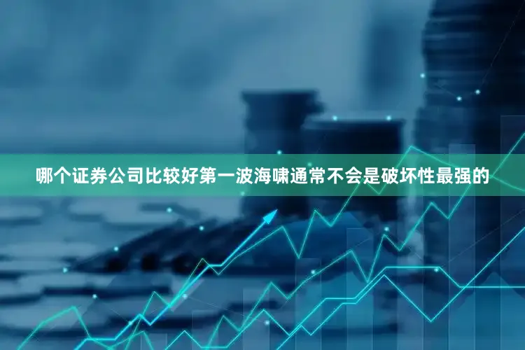 哪个证券公司比较好第一波海啸通常不会是破坏性最强的
